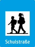 Schulstrasse Verkehrszeichen "Schulstraße" laut §53 Z26a StVO