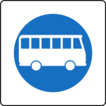 Strasse für Omnibusse Verkehrszeichen "Straße für Omnibusse" laut §53 Z24 StVO
