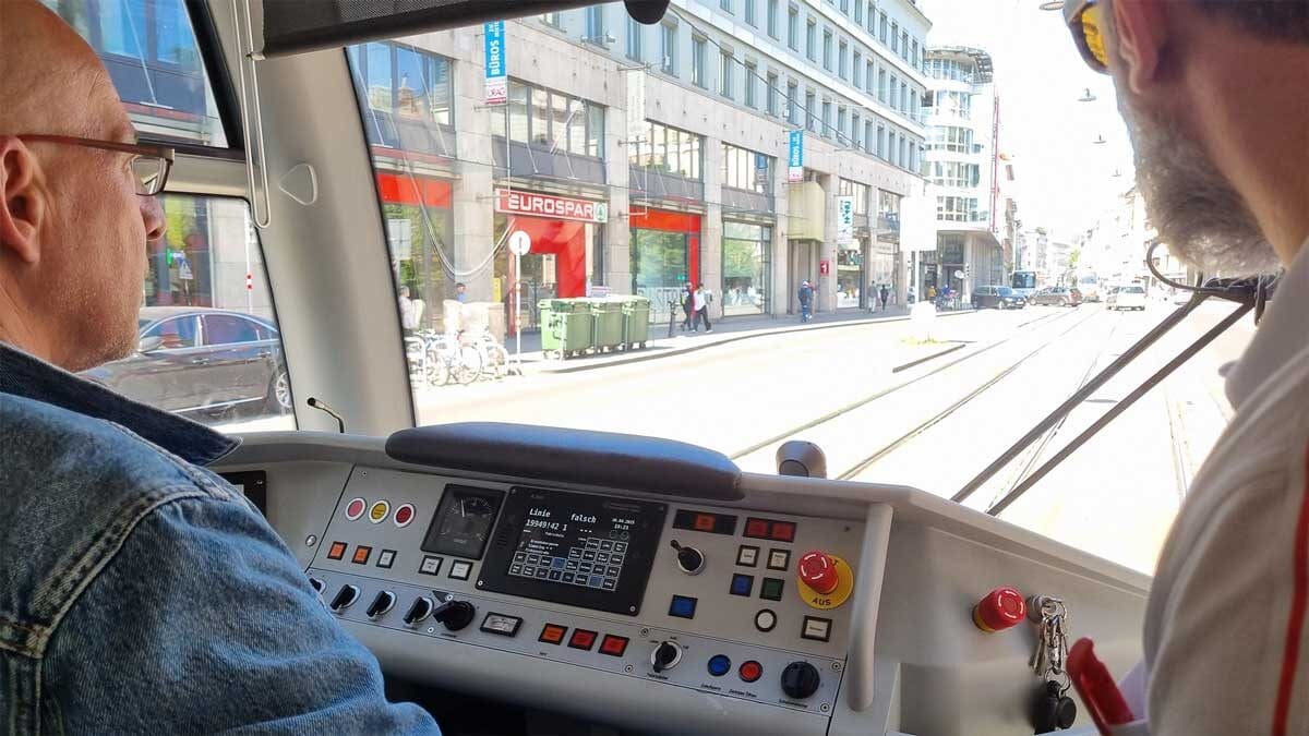 Berndt-am-Rennweg Berndt fährt am Rennweg
